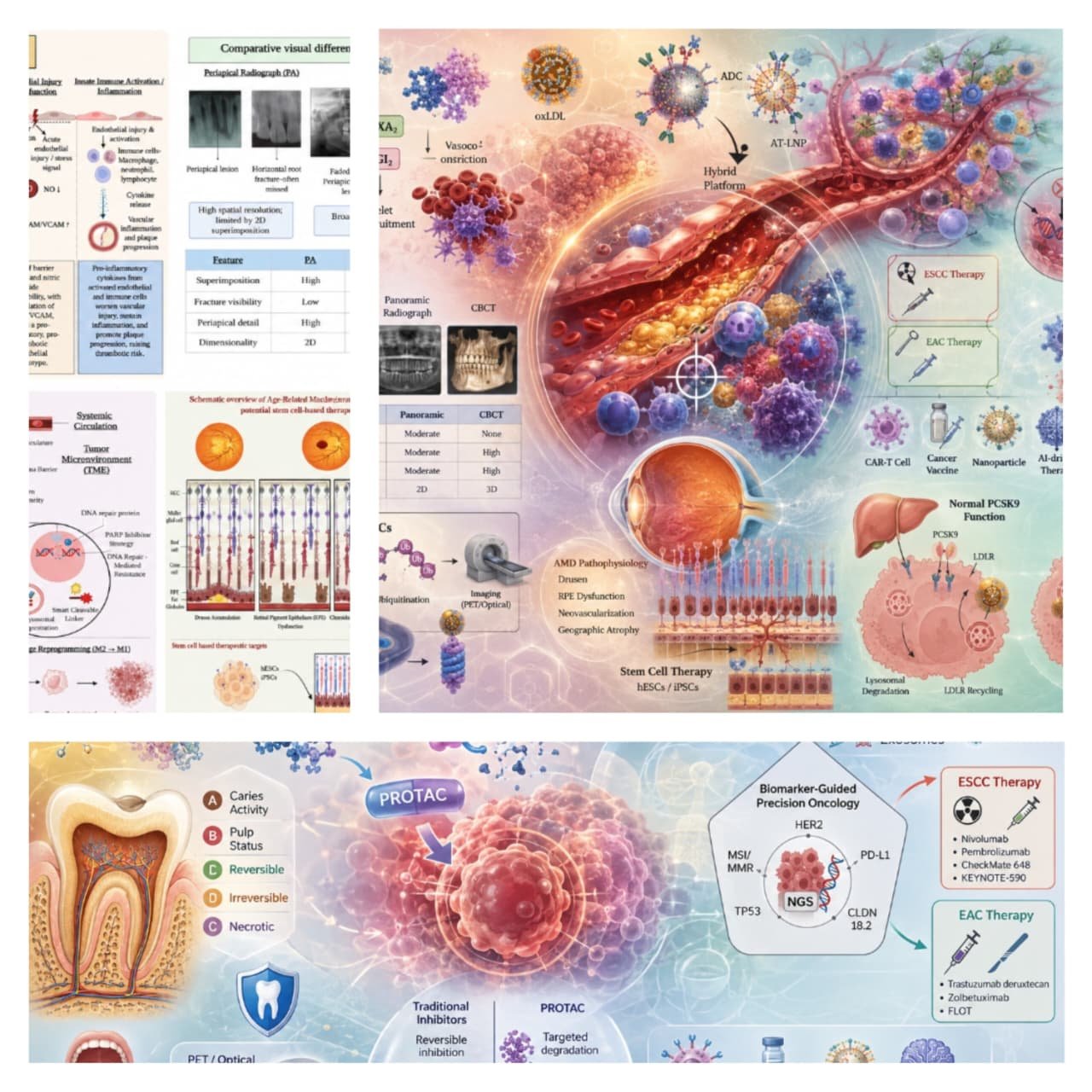 Comprehensive Medical & Pathophysiological Infographic Suite Compilation